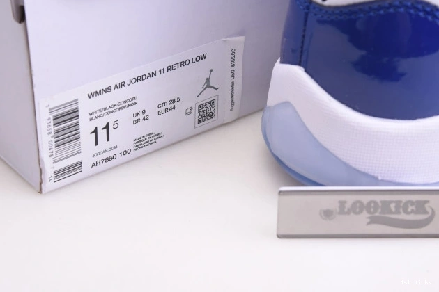 1st Kicks Jordan Concord Low AH7860-100 11 White Air Retro 0710